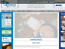 Tablet Screenshot of anffas-genova.org